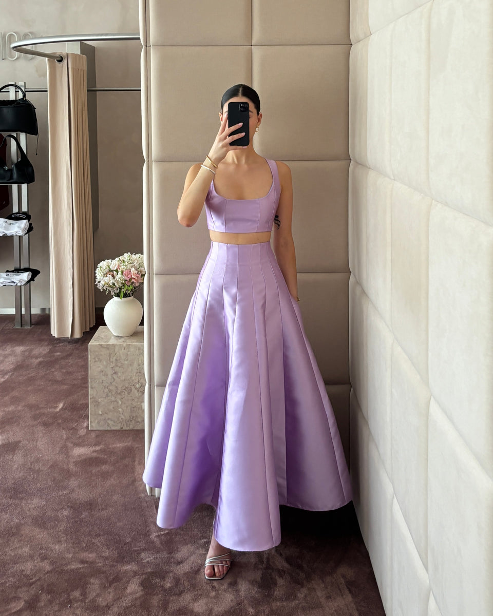 Lilac Midi Skirt – Gonçalo Peixoto
