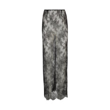 Load image into Gallery viewer, Black Lace Midi Skirt