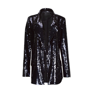Blue Sequins Blazer