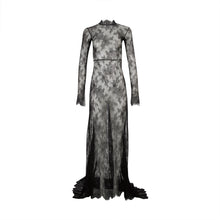 Load image into Gallery viewer, Black Lace Maxi Dress