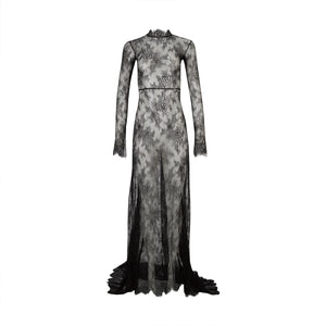 Black Lace Maxi Dress