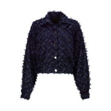 Load image into Gallery viewer, Blue and Black Trucker Jacket