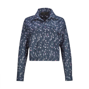 Floral Denim Trucker Jacket