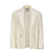 Load image into Gallery viewer, Beige Wool Blazer