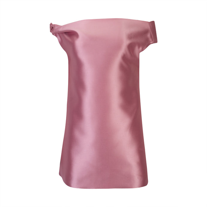 Off-Shoulders Pink Mini Dress