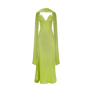 Lime Green Maxi Dress S Lime Green Maxi Dress S