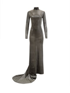 Green Velvet Gown