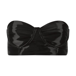 Black Organza Bra Top