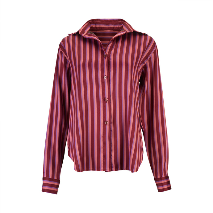 Red & Pink Striped Shirt