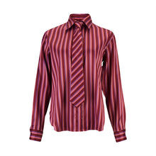 Load image into Gallery viewer, Red &amp; Pink Striped Tie