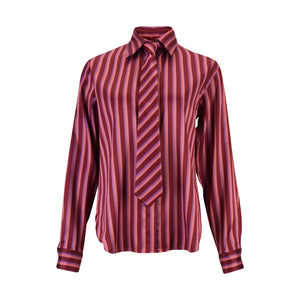 Red & Pink Striped Tie