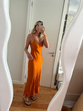 Load image into Gallery viewer, Orange Midi Dress