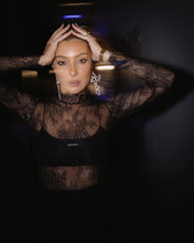 Load image into Gallery viewer, Black Lace Jumpsuit