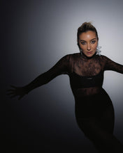 Load image into Gallery viewer, Black Lace Jumpsuit