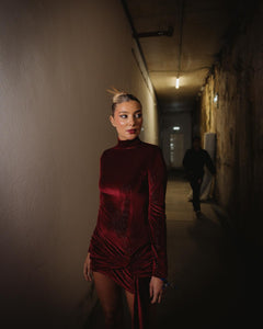 Velvet Mini Dress