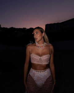 Baby Pink Lace Top