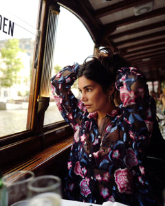 Floral Embroidered Shirt