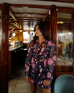 Floral Embroidered Shirt