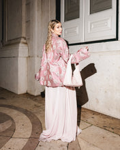 Load image into Gallery viewer, Pink Floral Jacquard Blazer