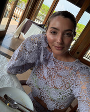 Load image into Gallery viewer, Lilac Floral Top