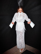 Load image into Gallery viewer, White Crochet Layered Skirt