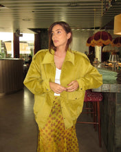 Load image into Gallery viewer, Yellow Velvet Jacket
