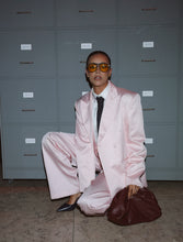 Load image into Gallery viewer, Pink Striped Mikado Blazer