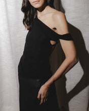 Load image into Gallery viewer, Black Sheer Maxi Gown