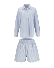 Load image into Gallery viewer, Blue Striped Set