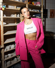 Load image into Gallery viewer, Pink Pinstripe Trousers