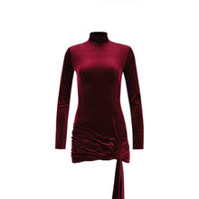 Load image into Gallery viewer, Velvet Mini Dress
