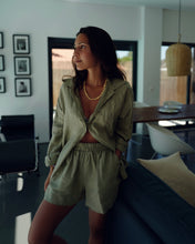 Load image into Gallery viewer, Green Linen Shirt