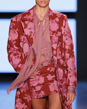 Load image into Gallery viewer, Red &amp; Pink Embroidered Mini Skirt