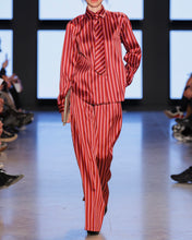 Load image into Gallery viewer, Red &amp; Pink Striped Trousers