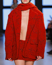 Load image into Gallery viewer, Red Embroidered Blazer