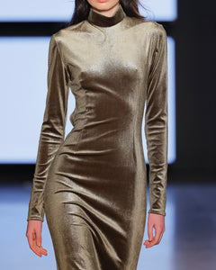Green Velvet Gown