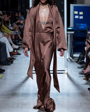 Load image into Gallery viewer, Brown Satin Blouse