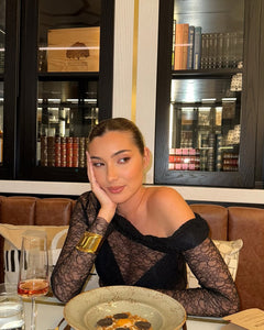 Black Lace Top