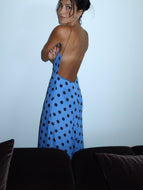 Blue Polka Dot Dress