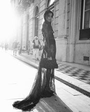 Load image into Gallery viewer, Black Lace Maxi Dress