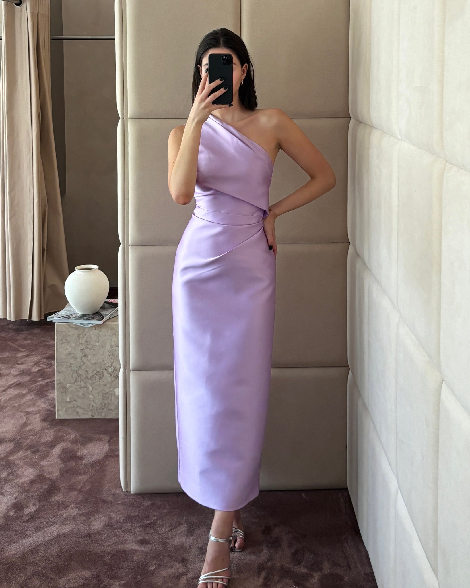 lavender midi dress Lavender Midi Dress – Gonçalo Peixoto