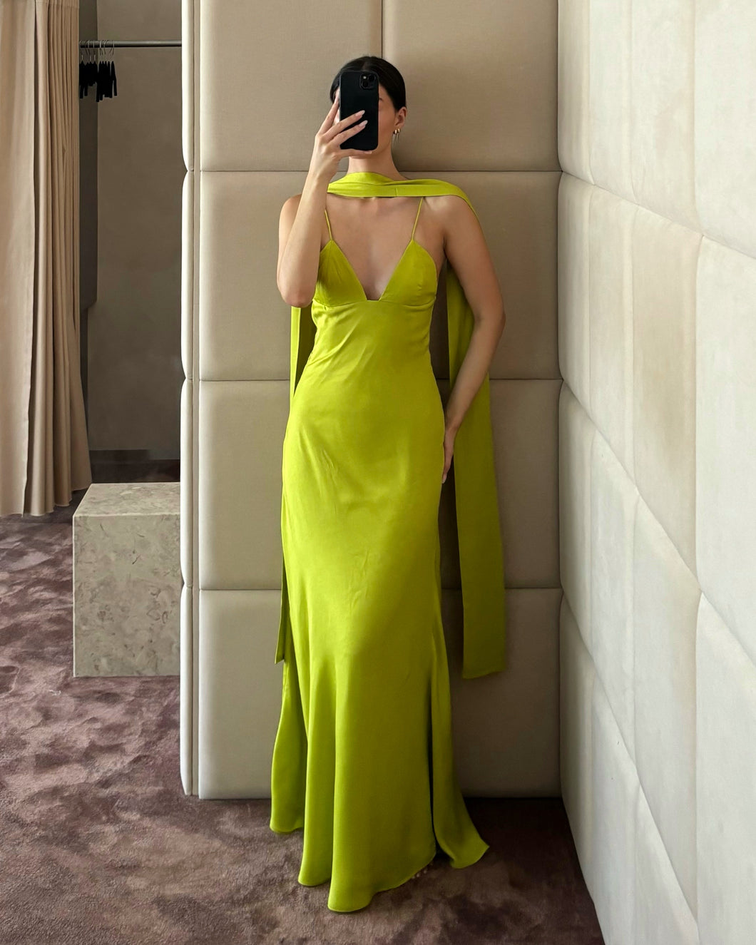 Lime Green Maxi Dress