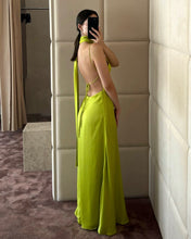 Load image into Gallery viewer, Lime Green Maxi Dress