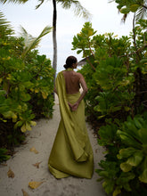 Load image into Gallery viewer, Green Halter Maxi Dress