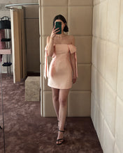 Load image into Gallery viewer, Pink Bow Mini Dress