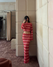 Load image into Gallery viewer, Pink Multicolor Tricot Top