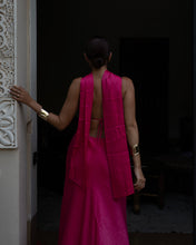 Load image into Gallery viewer, Pink Maxi Dress W/ Scarf