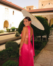 Load image into Gallery viewer, Pink Maxi Dress W/ Scarf