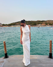Load image into Gallery viewer, White Open Back Maxi Dress