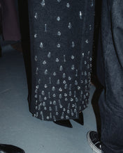 Load image into Gallery viewer, Grey Wool Maxi Coat W/ Appliqués